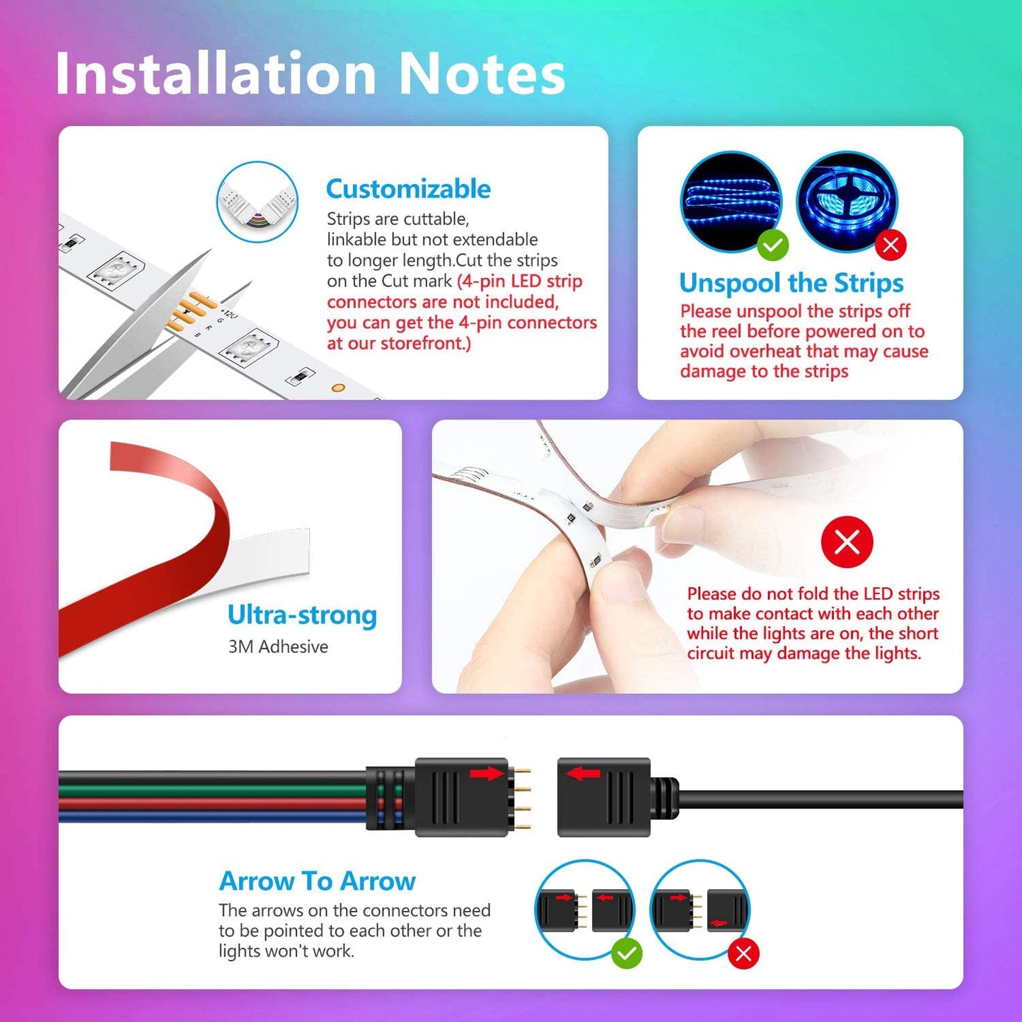 Bluetooth LED strips to light up your room