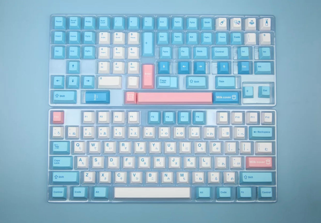 Milk Keycaps PBT for mechanical keyboards