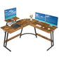 Home Office Writing Desk Modern L-Shape Computer Desk