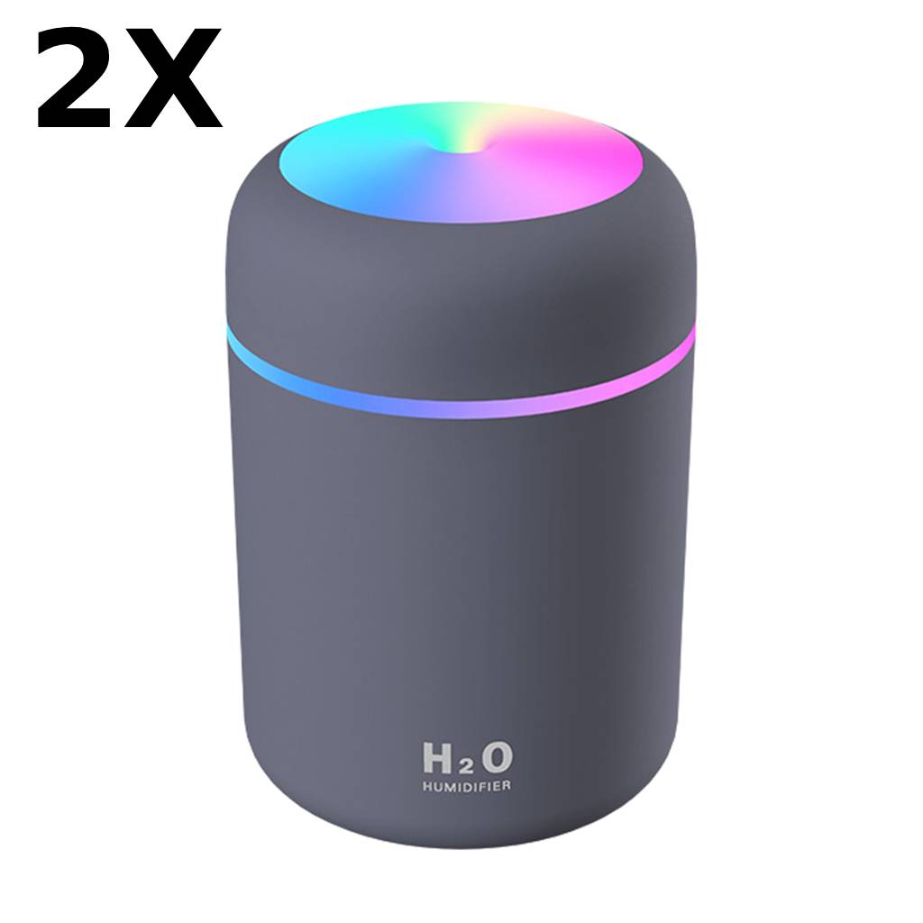 300ml Mini Air Humidifier Ultrasonic Aroma Essential Oil Diffuser