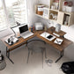 Home Office Writing Desk Modern L-Shape Computer Desk