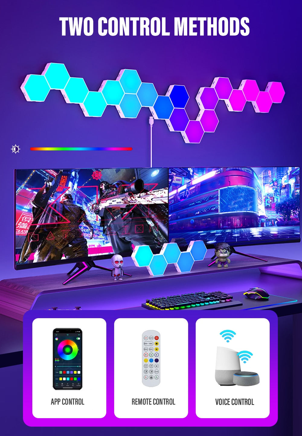RGB Bluetooth Wall Panels