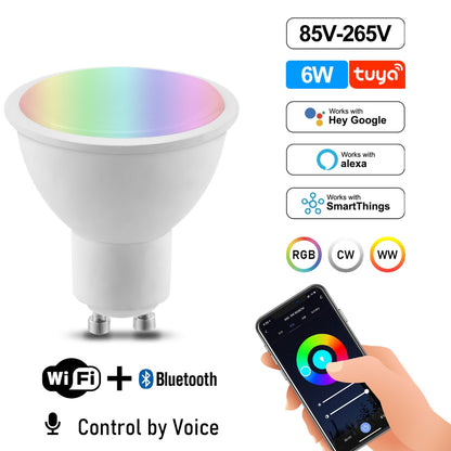 tuya Rgb Smart Light Bulb With Alexa Google Home