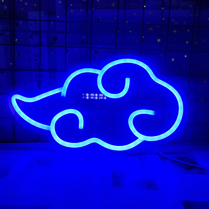 Custom Neon Sign Cloud LED Light Wall Room Art
