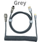 Mechanical Keyboard Coiled Cable Wire Type C USB Cable